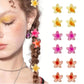 Flower Hair Claw Clips, 12 PCS 1.57-Inch Cute Mini Claw Clips for Women/Girls Thick/Thin Hair, Hawaiian Hair Decorations, Birth