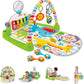 Fisher-Price Baby Playmat Deluxe Kick & Play Piano Gym For Learning & 2 Maracas Soft Rattles For Newborn To Toddler Play Ages 0+