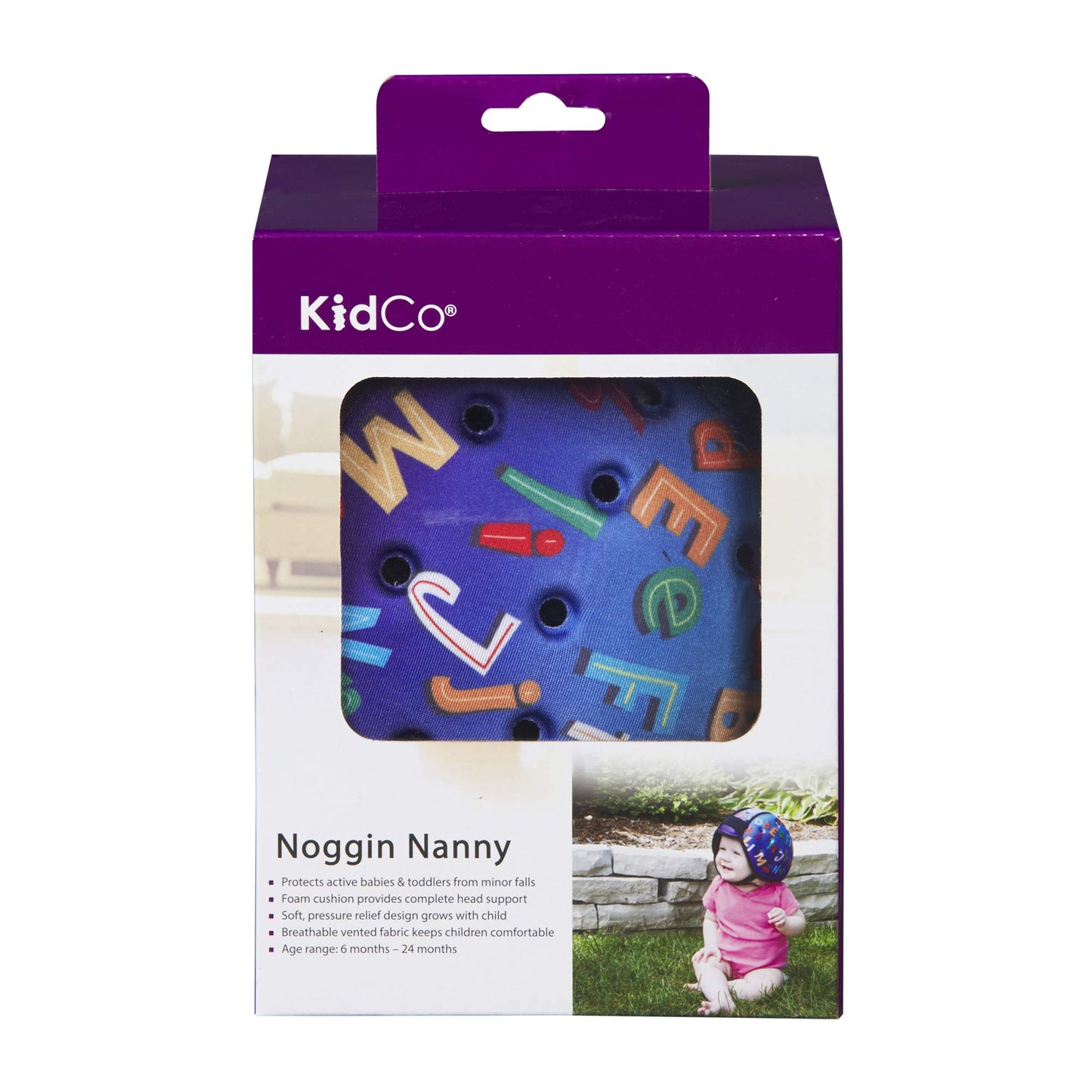 Kidco S840 Noggin Nanny Baby Head Protector - Baby Helmet With Adjustable Straps - Sky