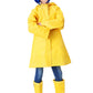 Fun Costumes Coraline Costume for Kid's, Coraline Storybook Yellow Rain Jacket for Girl's - Small