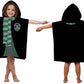 Jay Franco Harry Potter Slytherin Kids Bath/Pool/Beach Hooded Poncho - Super Soft & Absorbent Cotton Towel, Measures 28 X 28 Inc