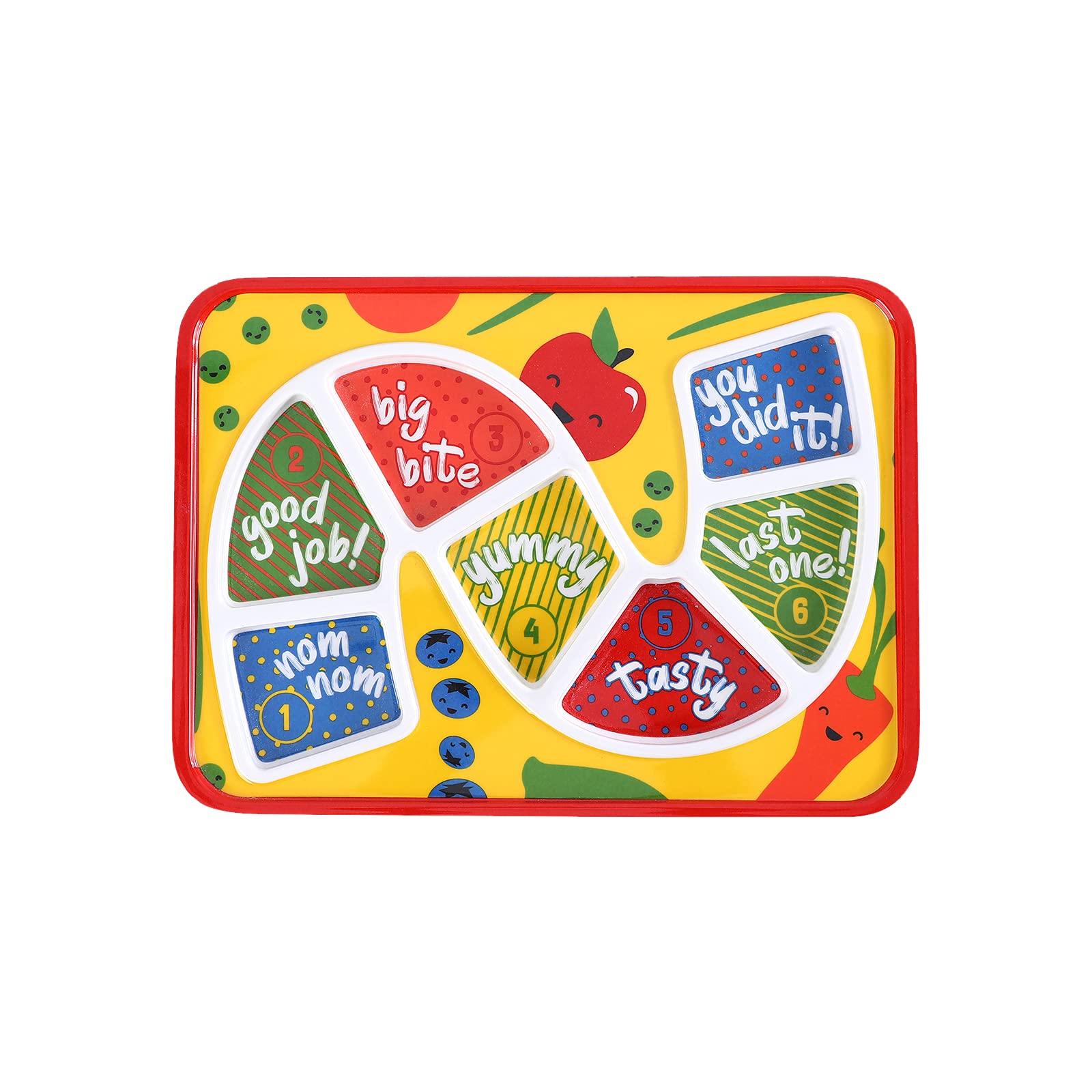 Gsm Brands Kids Dinner Plate For Picky Eating Toddlers: Healthy Constructive Fun WBCBBB08D3SNVL1