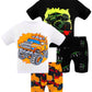 Daughter Queen Boys Pajamas 18-24 Months Summer Pjs Monster Truck Pj Sets Baby Toddler 100% Cotton Short Sleeve Jammies Sleepwea