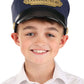 elope Kid's Train Conductor Costume Hat - Faux Leather Bill and Sculpted Conductor Plate