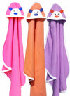 BRANDONN Newborn Original 3PCS.. Big Size (36 X 27) Cute Baby Blankets for Babies (Orange, Purple, Hotpink; Pack of 3)