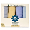 NINTARABABY ExtraLarge Swaddle  Pack of 4, 47 x 47 (119 cm x 119 cm)