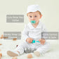 Pureborn Newborn Unisex Baby Boys Girls Spring Fall Romper Jumpsuit - Solid White Long Sleeve Jumpsuit Clothes For Christening B