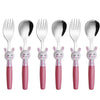 Annova Kids Silverware 6 Pieces Set Children'S Flatware - Stainless Steel Cutlery - 3 X Safe Forks, 3 X Dinner Spoons - Safe Tod