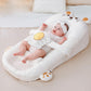 ZIXNEXKOO 2025 Baby Lounger Pillow, Nursing Pillow, Infant Breastfeeding Pillows, Reflux Pillow for Baby Breathable with Machine
