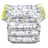 Hybrid Cloth Diaper - Reusable Training Pants, Swim Diaper, Special Needs Briefs, Fits From Baby Up To 10 Years (Size 3, White K