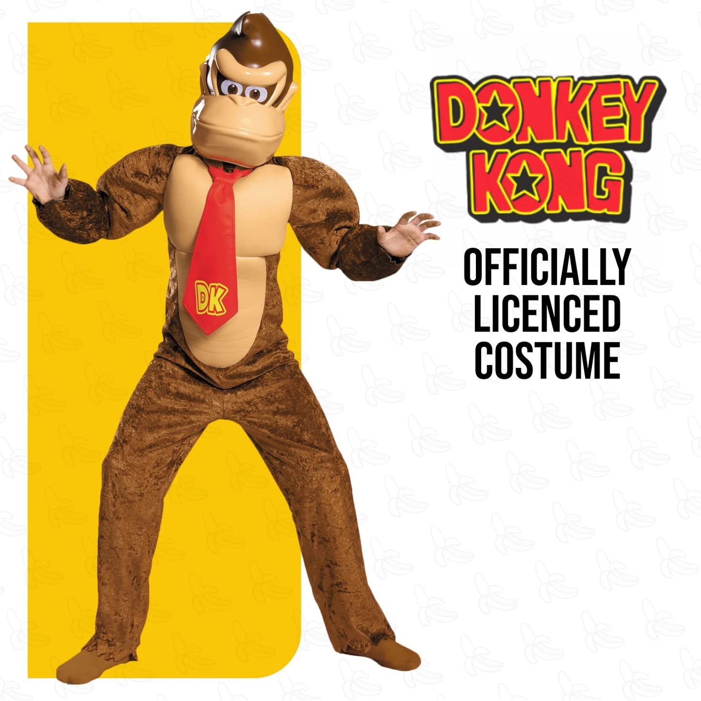 Disguise Boy'S Donkey Kong Deluxe Super Mario Bros. Nintendo Costume, Large/10-12