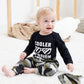 Nzrvaws Baby Boy Clothes 12-18 Months Toddler Boy Clothing Set Infant Romper Cooler Version Of Dad Camouflage Top Long Pants Wit