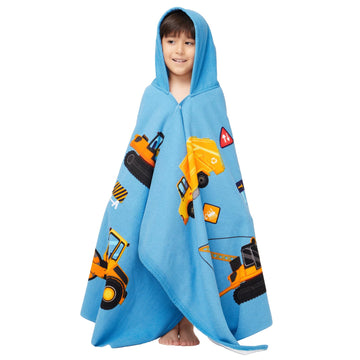 Gealaek Hooded Towel For Toddlers 5-12 Years Boys Girls Kids Bath Pool Beach Towel Wrap Extra Large Soft Absorbent Beach Poncho(