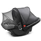 Universal Car Seat Canopy, Baby Car Seat Cover, Mosquito Net with 2-Way Zipper - Breathable Mesh Infant Bug Net for Baby Car Sea