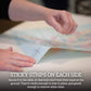 Clear Disposable Placemats For Baby, Toddler, Kids, Adults - Sticky Transparent Table Mat - Adhesive Table Topper Solutions For