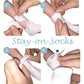Unconditional Mom Adjustable Preemie Socks With Bow - 3 Pairs Of Turn Cuff Preemie Cotton Socks For Newborn Girls And Boys