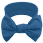 Babygiz Baby Girl Headbands-Infant,Toddler Cotton Handmade Hairbands With Bows Child Hair Accessories (Queen Blue)