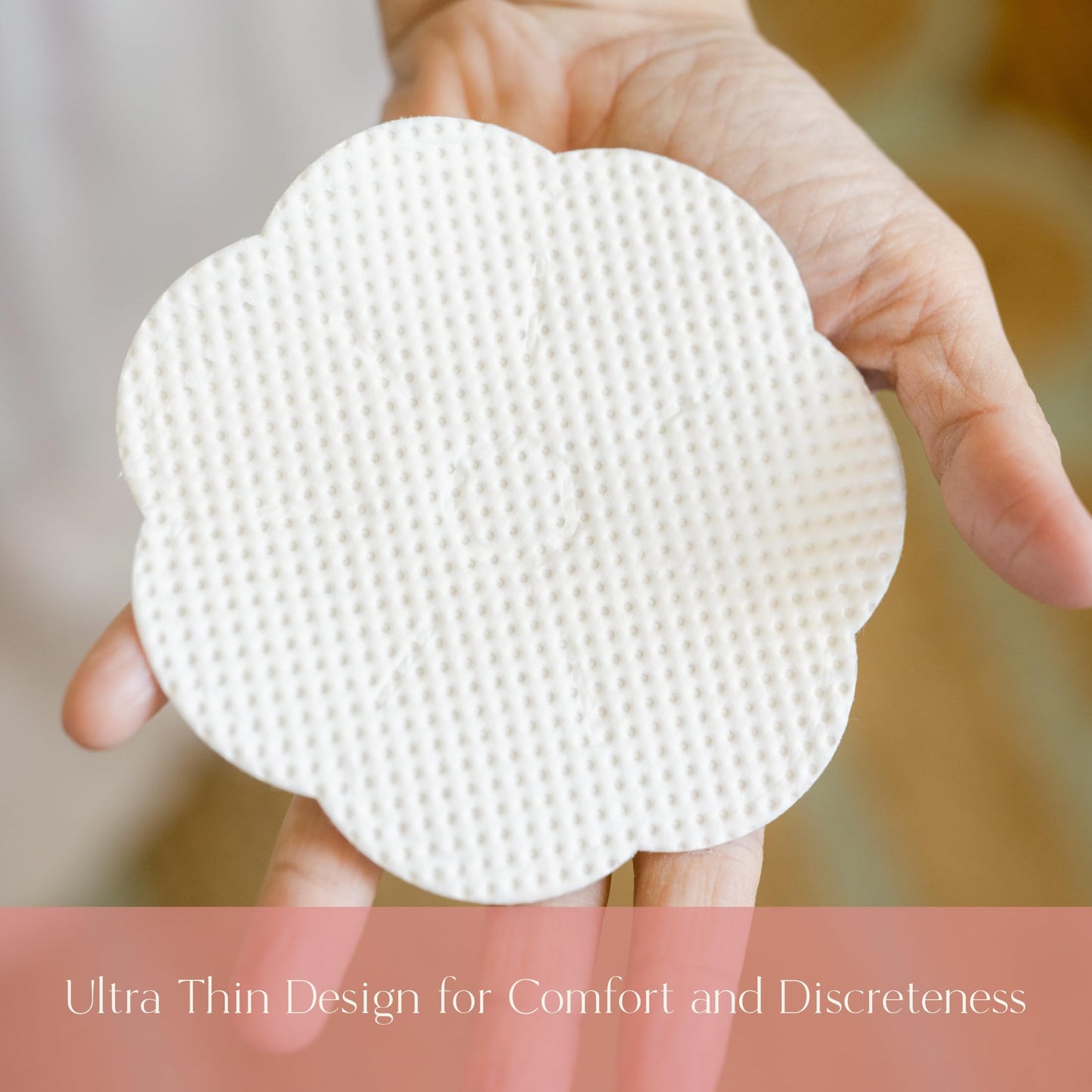 Nuangel Nursing Pads: Plant Based And Disposable, Essential For Newborn Care, Perfect Breast Pads For Leaking Milk, Nipple Pads