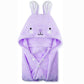 Romasa Toddler Hooded Bath Towel Ultra Soft Towel Highly Absorbent Bathrobe Blanket For Boys Girls- 27.5' X 55' (Purple)