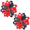 XIELIME Ladybug Hair Bow Clips Cute Ladybug Hair Bows Hair Barrettes Red Black Polka Dot Bows Hair Pins Animal Lady Bug Hair Acc
