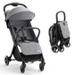 INFANS Ultra-Compact Fold Airplane Ready Travel Stroller, One-Hand Gravity Fold Near Flat Recline Seat, Foldable Toddler Strolle