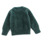 Curipeer Baby Sweater Solid Thick Basis Pullover Sweater Turtleneck Longsleeve Fall Clothes For Baby Girl And Boy Dark Green 3-4