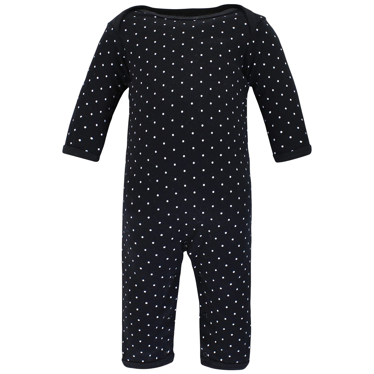 Hudson Baby Unisex Baby Cotton Coveralls, Bonjour, 0-3 Months