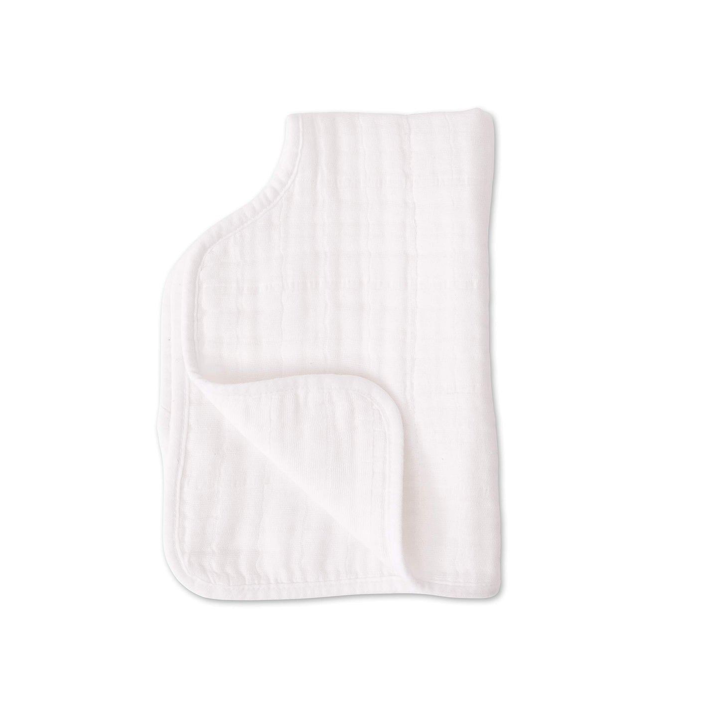 Little Unicorn Ultra-Absorbent Premium Burp Cloth | Soft On Baby'S Skin | Larger Size | Ergonomic Design (White)
