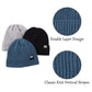 Simple Knitted Baby Beanie Hip-Hop Boys Winter Hat Toddler Kids Bonnet For Girls 0-5Y (3Pcs-B, 0-6 Months)