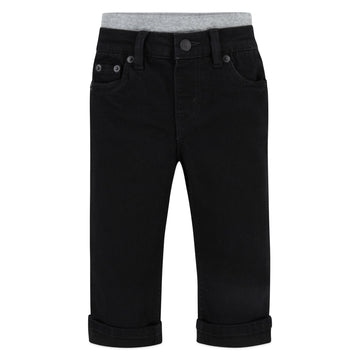 Levi'S Baby Boys' Straight Fit Jeans, Black Stretch, 24M