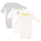 Luvable Friends Unisex Baby Cotton Gowns, Owl, Preemie/Newborn