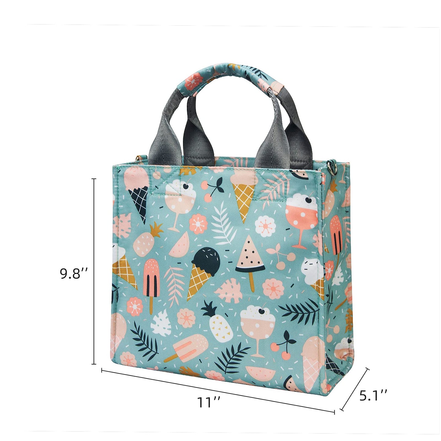 Pheben Small Diaper Bags Waterproof Travel Tote Mini Diaper Bag Multi-Function Baby Bags Crossbody Purse(Cartoon Dessert)