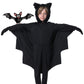 Seawhisper Bat Costume for Girls Boys Kids Toddler Wings Halloween Costumes 12 Black