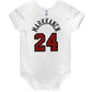 Outerstuff Nba Newborn Infants White Association Edition Name And Number Player Bodysuit Creeper (Lauri Markkanen Chicago Bulls