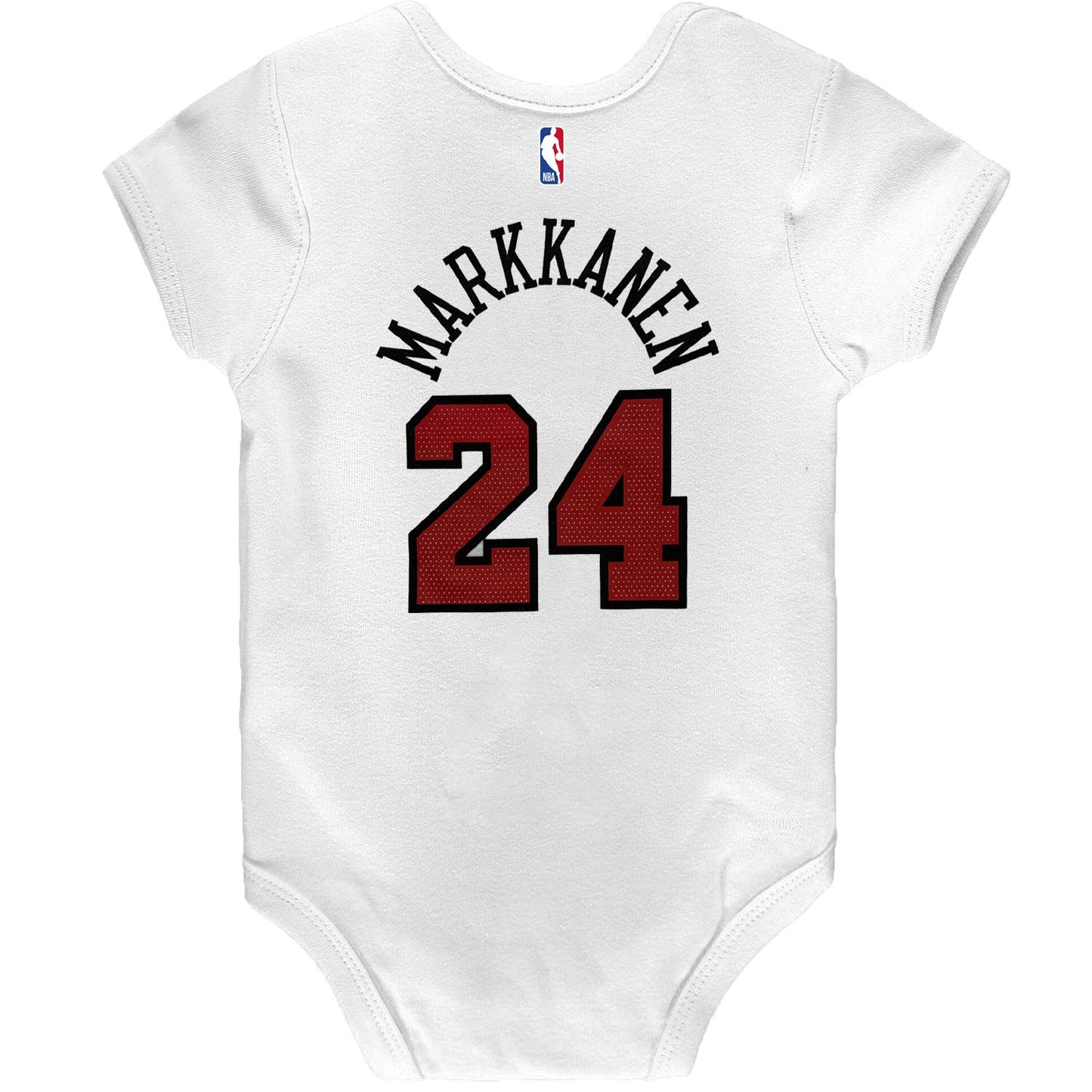 Outerstuff Nba Newborn Infants White Association Edition Name And Number Player Bodysuit Creeper (Lauri Markkanen Chicago Bulls