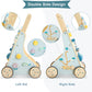 Beright Wooden Baby Walker, Wooden Baby Push Walker, Learning Activity Toys, Baby Push Toy Multiple Activities Center, Gift for