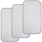 Bluesnail Ultra Soft And Absorbt Quilted Waterproof Changing Pad Liner 3Pk (Gray)