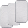 Bluesnail Ultra Soft And Absorbt Quilted Waterproof Changing Pad Liner 3Pk (Gray)