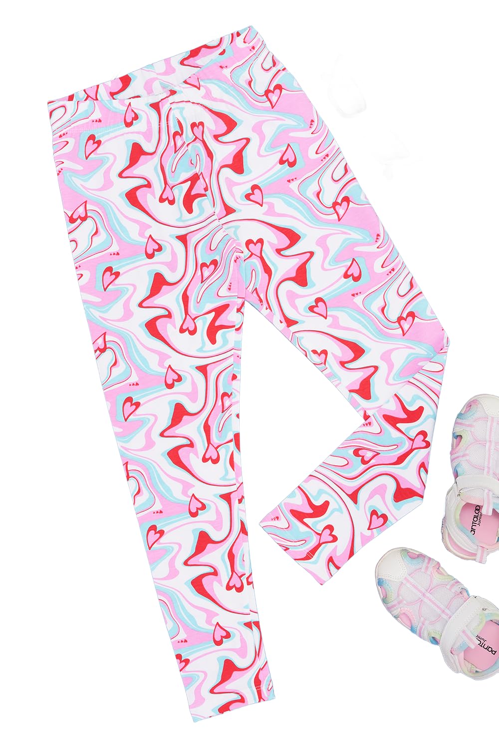 Pantaloons Junior Girls Cream Leggings Regular Fit,Antique White,1112 YRS