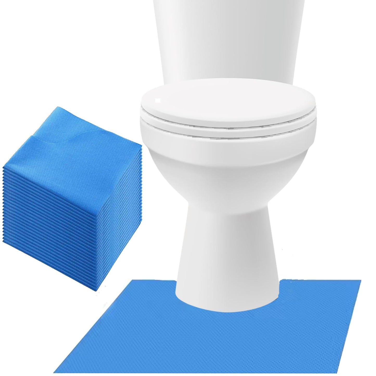 Upgraded 20 Pack Disposable Toilet Mats,Super Absorbent Toilet Floor Protector From Urine,Disposable Toilet Floor Mat For Urine,