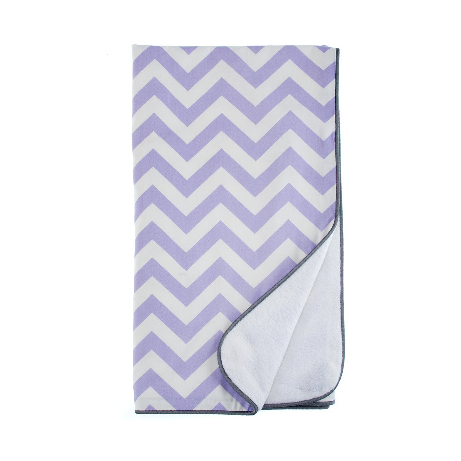 Sweet Potato Swizzle Quilt, Grey/Purple/White
