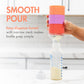 Boon Triful Baby Formula Dispenser On The Go - Insulated Stainless Steel Formula Containers with Stacking Design - Baby Bottle-F