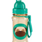 Skip Hop Toddler Sippy Cup with Straw, Zoo Straw Bottle, Pug