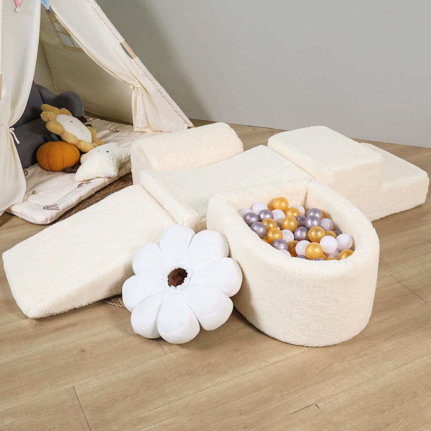 Zysmalat Foam Climbing Blocks - Climbing Toys For Toddlers 1-3 Inside - Soft Play Set For Babies - Indoor Activity Soft Playset
