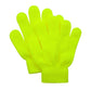 6 Pairs Kids Magic Gloves Winter Warm Full Fingers Gloves Soft Knitted Mittens For Baby Boys Girls Red&Dark Blue&Gray