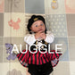 Auggle 3Pc Toddler Baby Girl Outfits Halloween Stripe Skirt Kid Pirate Long Sleeve With Head Scarf (3T)