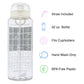 Bellybottle Pregnancy Water Bottle Tracker Must Haves For Expecting Moms Nausea Relief + Weekly Stickers + Straw + Bpa Free Whit
