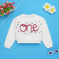 Baby Girls Boys First Birthday Outfit One Embroidery Sweater Knitted Pullover Oversized Sweatshirt Knitwear One Year Old Party C