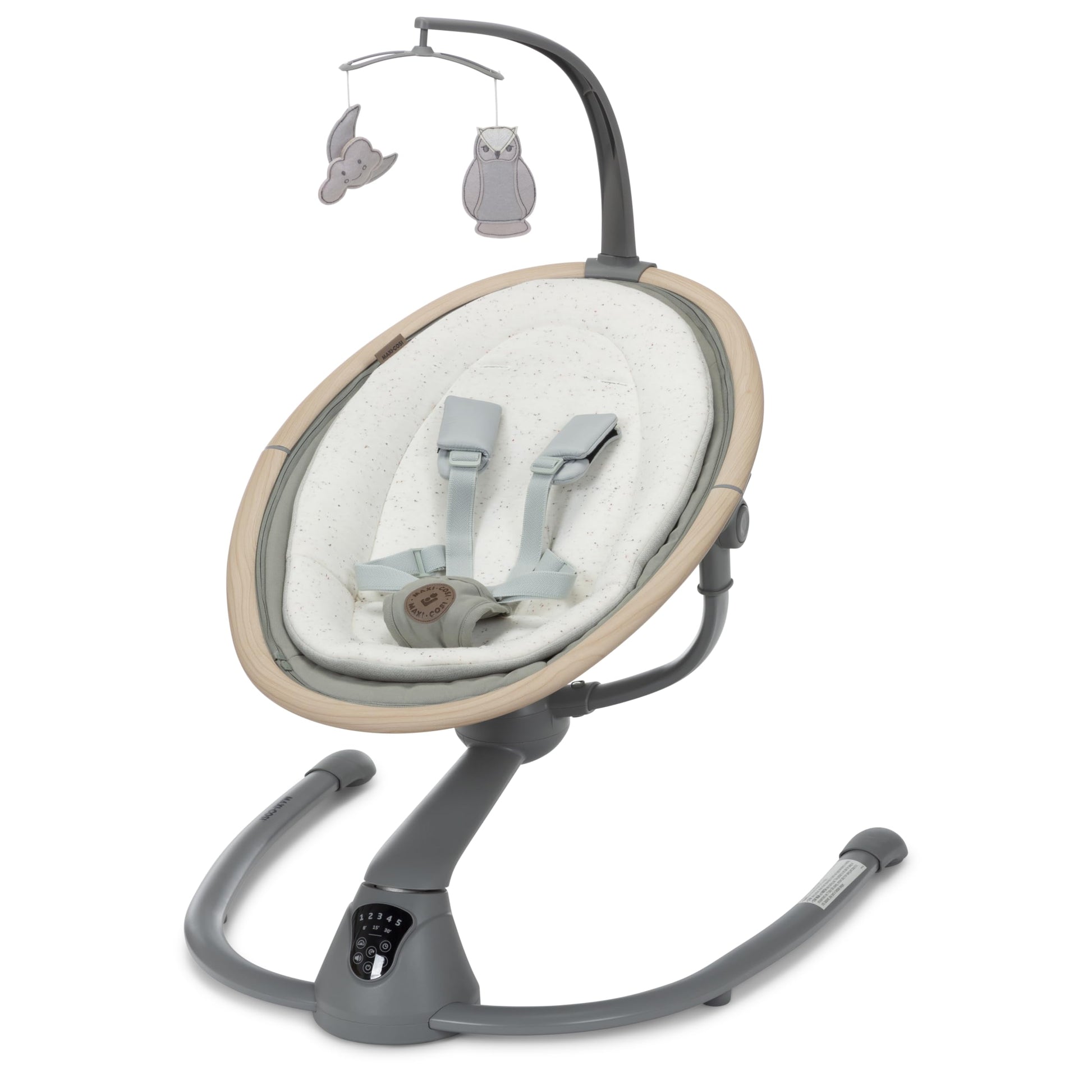 Maxi-Cosi Cassia Baby Swings For Infants: Smart Portable Baby Swing With Music, Lightweight & Foldable Baby Swing, 360 Rotation
