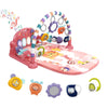 Dearlomum Baby Play Mat Baby Gym,Funny Play Piano Tummy Time Baby Activity Mat With 5 Infant Sensory Baby Toys, Music And Lights